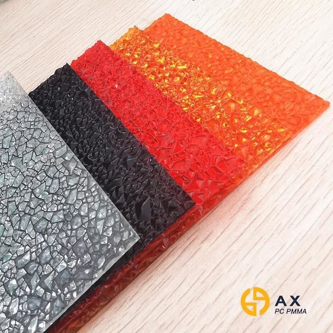 3mm Plexiglass Heat Insulation Embossed Polycarbonate Sheet
